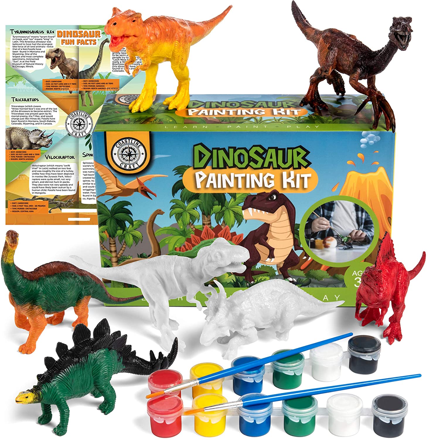 Craft Kits for Kids, Christmas Crafts, Toddler Craft Kits, DIY Toddler  Craft Kit, Dinosaur Crafts for Kids, Pretend Play Dinosaurs 