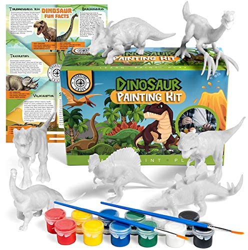 Kids Arts And Crafts Set Painting Kit, Paint Your Own Dinosaur Model, STEM  Projects Creative Activity DIY Toys Gift, Ceramic Painting Kit For Kids,  Girls, Boys, Toddlers